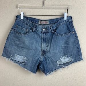 WRANGLER Distressed Denim Cutoffs High Rise Medium
